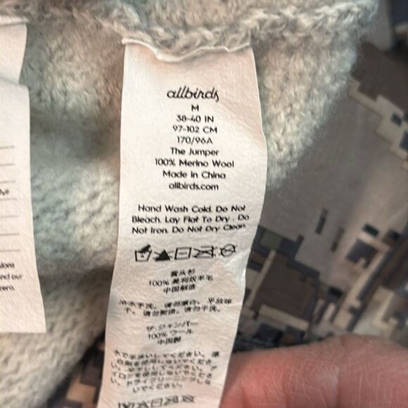 Allbirds Merino Wool Jumper Sweater Size M C46 - Picture 10 of 10